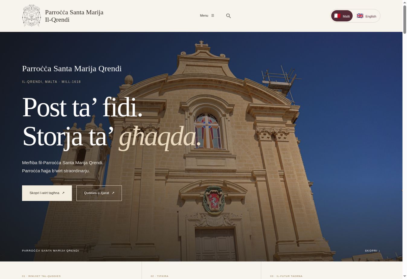 Parroċċa Santa Marija Qrendi homepage